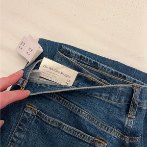 Abercrombie 90’s slim straight ultra high rise jeans NWT